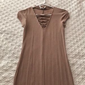 Tan/ brown dress